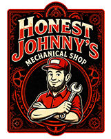 Honest Johnny's Mechanical Shop Logo